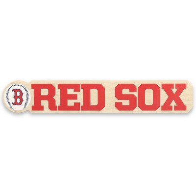 MLB Boston Red Sox Chunky Wood Wall Sign
