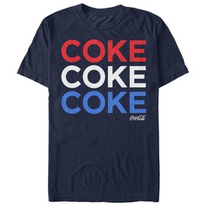 Men's Coca Cola Fourth of July & Blue T-Shirt - 1 of 4