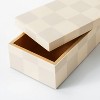 Small Checkered Resin Box - Threshold™ designed with Studio McGee - image 4 of 4