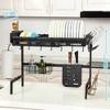 WhizMax Over Sink Dish Drying Rack, Adjustable Multifunctional Dish Drainer for Kitchen Storage Countertop Organization, 25.6-35.5in - 4 of 4