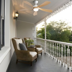 Gulches 52 Inch Modern Ceiling Fan With 3 Color Dimmable Light 5 ABS Blades Remote Control - 1 of 4