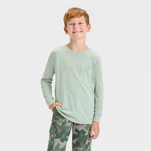 Boys' Long Sleeve T-Shirt - Cat & Jack™ - image 1 of 3