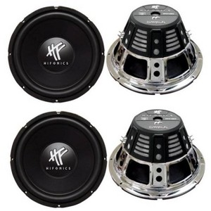 4) HIFONICS HFX12D4  12" 2400W Car Audio DVC Subwoofers Power Bass Subwoofers - 1 of 4