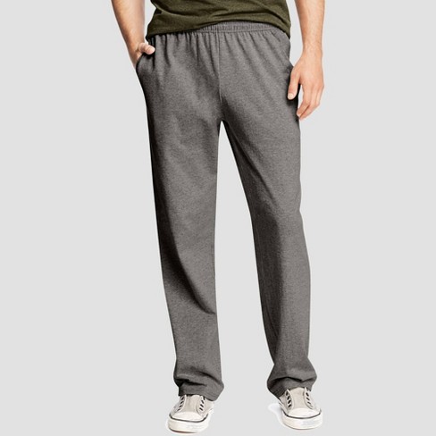 Hanes Men's Jersey Pants - Dark Gray M : Target