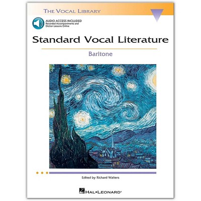 Hal Leonard Standard Vocal Literature - An Introduction To Repertriore for Baritone (Book/Online Audio)