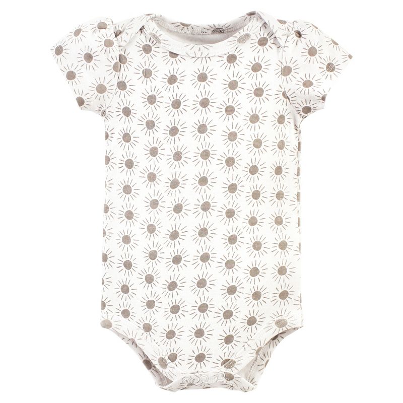 Hudson Baby Infant Girl Cotton Bodysuits, Love Rainbow Tutu, 5 of 6