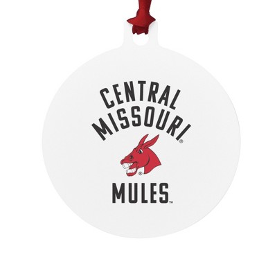University of Central Missouri Mules Aluminum Holiday Christmas Tree Ornament