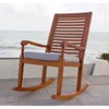 Nantucket Rocking Chair with Gray Cushion - Merry Products - 2 of 4