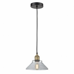 Orwell - 1 Light Cord Hung Mini Pendant In Industrial Style-7.75 Inches Tall and 8.38 Inches Wide - 1 of 1