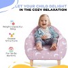 TopComfy Infant Seats Kids Comfort Seat Lasting Support for Playtime Generous Backrest Armrests Durable for Living Room, Pink, 21.65"*15.75"*21.65" - 2 of 4