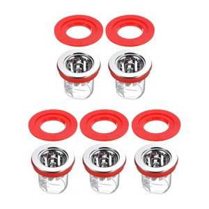 Unique Bargains ABS Silicone Anti-Odor Backflow Preventer Floor Drain Core - 1 of 4