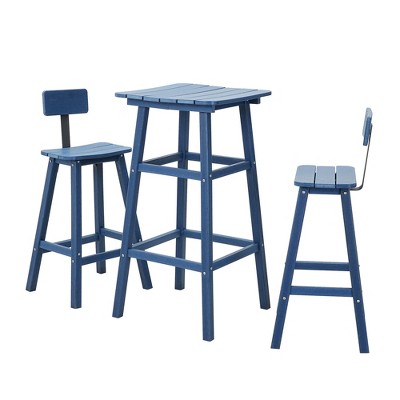 DSVIMOY Counter and Bar Stool Adjustable Backrest for Stylish Kitchens, Blue, 16.5"*19.7"*29.1"