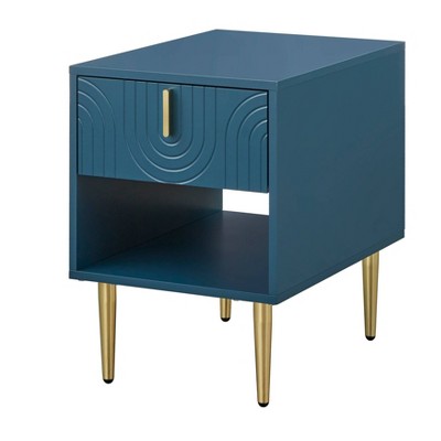 Gold nightstand hot sale target