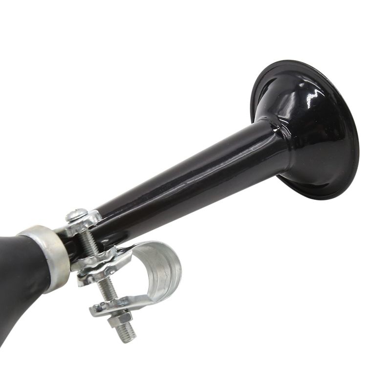 Unique Bargains Metal Rubber Air Horn Hoot Bicycle Cycling Squeeze Bugle Trumpet Bike Bells Black 8.5" x 2" 1 Pc, 5 of 7