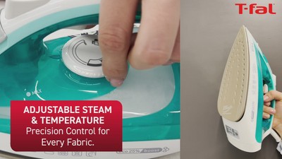 T-fal EcoMaster Blue Ceramic Soleplate Steam Iron