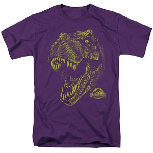 Jurassic Park Rex Mount Adult T-Shirt - 1 of 4