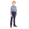 Andy & Evan  Toddler Navy Gingham Button Down Shirt - 2 of 4