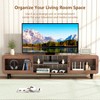 HDZNVF Mid Century Modern TV Stand with Power Outlets for 70 Inch TV - 3 of 4