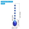 Unique Bargains Crystal Pendants Teardrop Beads for DIY Lamp Arts Crafts Decoration 6 Pcs - 2 of 4