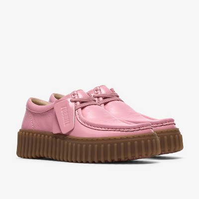 Обувь Clarks Womens Torhill Bee Pink Patent Leather Shoes 6.5 Medium — фото 8