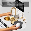 Best Choice Products Pretend Play Kitchen Wooden Toy Set for Kids w/ Telephone, Utensils, Oven, Microwave - 3 of 4