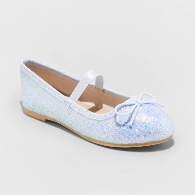 Image of Toddler Girls' Lily Slip-On Ballet Flats - Cat & Jack™ Purple 8