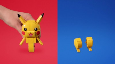 Mega Pokémon Jumbo Pikachu Building Set - 825pcs : Target