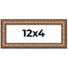 PosterPalooza | Panoramic Slim Profile Gold Picture Frame - UV Acrylic, Foam Board Backing, Hanging Hardware - 2 of 4