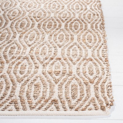 Cape Cod Natural Hand-Knotted Cotton Area Rug 5' x 8'