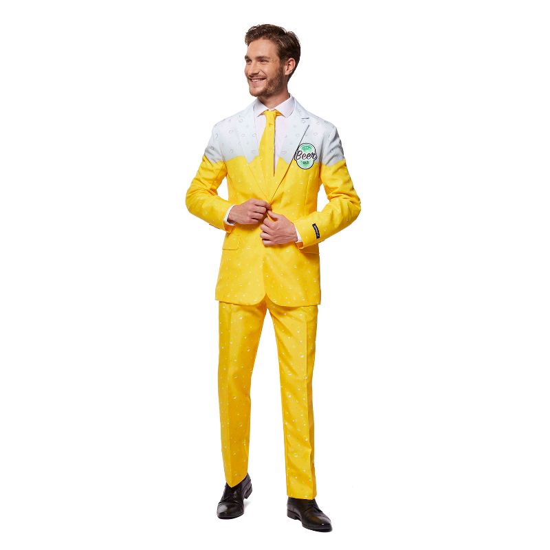 Suitmeister Men's Party Suit - Premium Beer Yellow, 1 of 4