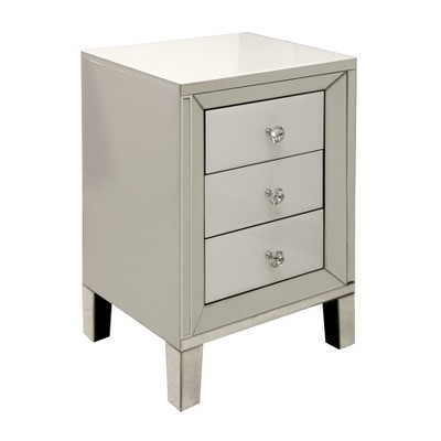 silver nightstand target