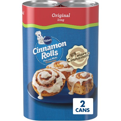Pillsbury Cinnamon Rolls with Icing - 2pk/12.4oz Cans