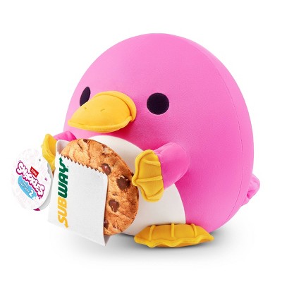Snackles 77573N, Platypus (Subway, Cookie), Bunny, Series 2, 35cm Large Plush Toy, Medium (35cm