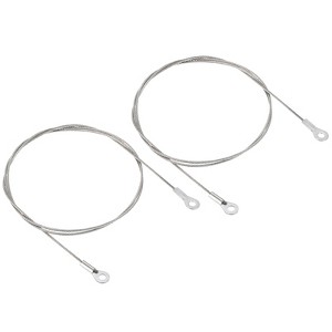 Unique Bargains Stainless Steel Light Outdoor Travel Luggage Safety Locking Cables 0.16" ID Eyelets - 1 of 4