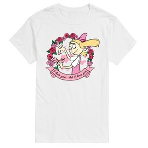 Men's - Hey Arnold! - Valentine's I Love You Short Sleeve Graphic T-Shirt - 1 of 4