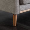 CAVINAS Waterproof Fabric 2 Seater Sofa with USB Charge Port for Living Room, Bedroom, Upholstered Loveseat Sofa, Couches for Living Room - 3 of 4