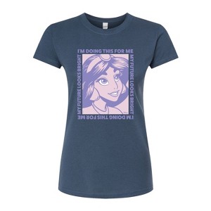 Women's - Disney - Jasmine Inspirational Quotes Fitted Graphic T-Shirt - 1 of 2