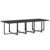 vidaXL Patio Dining Set Garden Table and Chairs Outdoor Furniture Textilene - 3 of 4