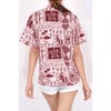 LA LEELA Hawaiian Shirts Womens Short Sleeve Blouses Summer Button Down Shirt Party Dressy Tropical Vacation Button Up Casual Shirts - 3 of 4