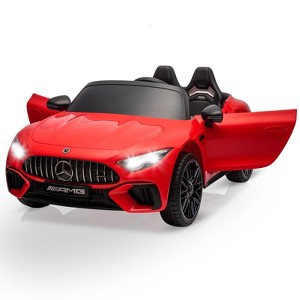 12V Ride On Car for Kids Licensed Mercedes Benz Sl63 Electric Vehicles Battery Powered Sports Car with Remote Control - 1 of 4
