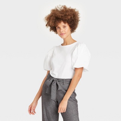 short sleeve round neck