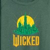 Women's - Wicked - Emerald City Lightweight French Terry Wide Neck Long Sleeve Graphic Shirt - 2 of 4