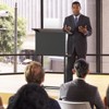 Tangkula 2 PCS Rolling Podium Stand 40.5"-49" Height Adjustable Lectern Table Mobile Pulpit - 4 of 4