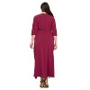 L I V D Women's Dolman Wrap Maxi Dress - 3 of 3