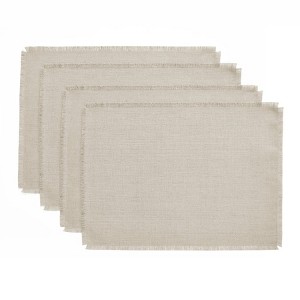 Solino Home Linen Fringe Placemats - 1 of 4