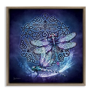 Stupell Industries Dragonfly & Celtic Knot, 18" x 18" - 1 of 4
