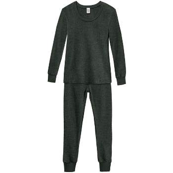 City Threads Girls Usa-made Soft & Cozy Thermal 2-piece Long Johns