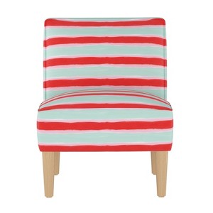 Robin Upholstered Chair Pink Stripe - Cloth & Co.