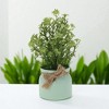 Unique Bargains Artificial Plants Mini Flower Plant Plastic 3.07"x3.07"x7.87" 1 Pc - 2 of 4