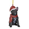 Design Toscano French Bulldog Holiday Dog Ornament Sculpture - 3 of 4